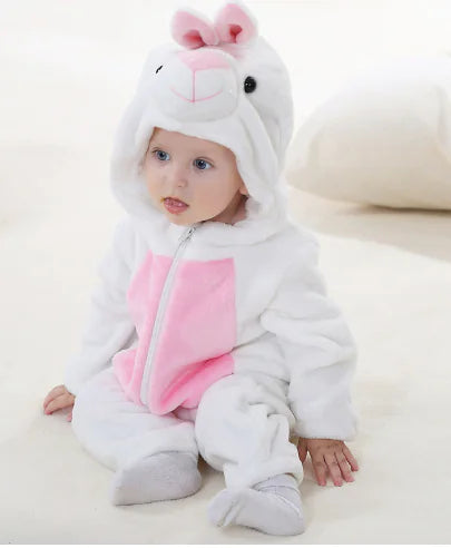 MICHLEY Baby Onesie - Plush Animal Romper for Infants