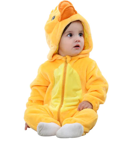 MICHLEY Baby Onesie - Plush Animal Romper for Infants