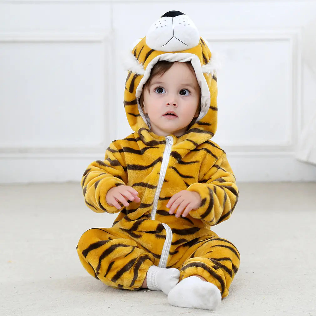 MICHLEY Baby Onesie - Plush Animal Romper for Infants