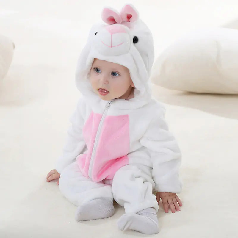 MICHLEY Baby Onesie - Plush Animal Romper for Infants