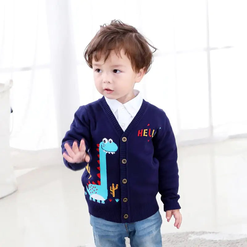 Boy's Stylish Knitted Cardigan for All Occasions
