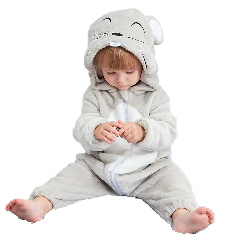 MICHLEY Baby Onesie - Plush Animal Romper for Infants