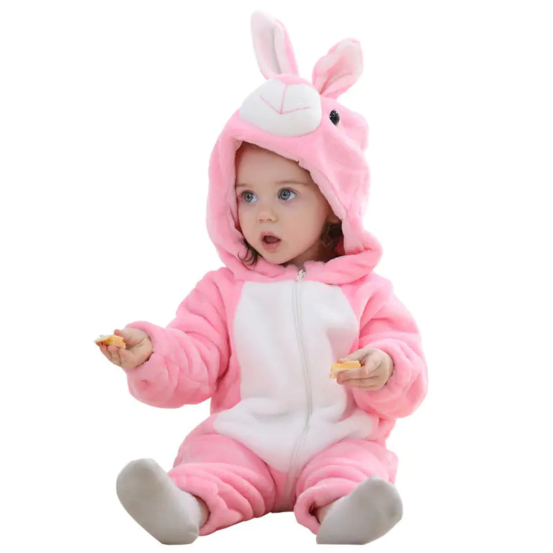 MICHLEY Baby Onesie - Plush Animal Romper for Infants