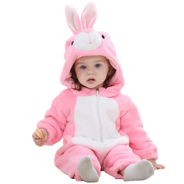 MICHLEY Baby Onesie - Plush Animal Romper for Infants